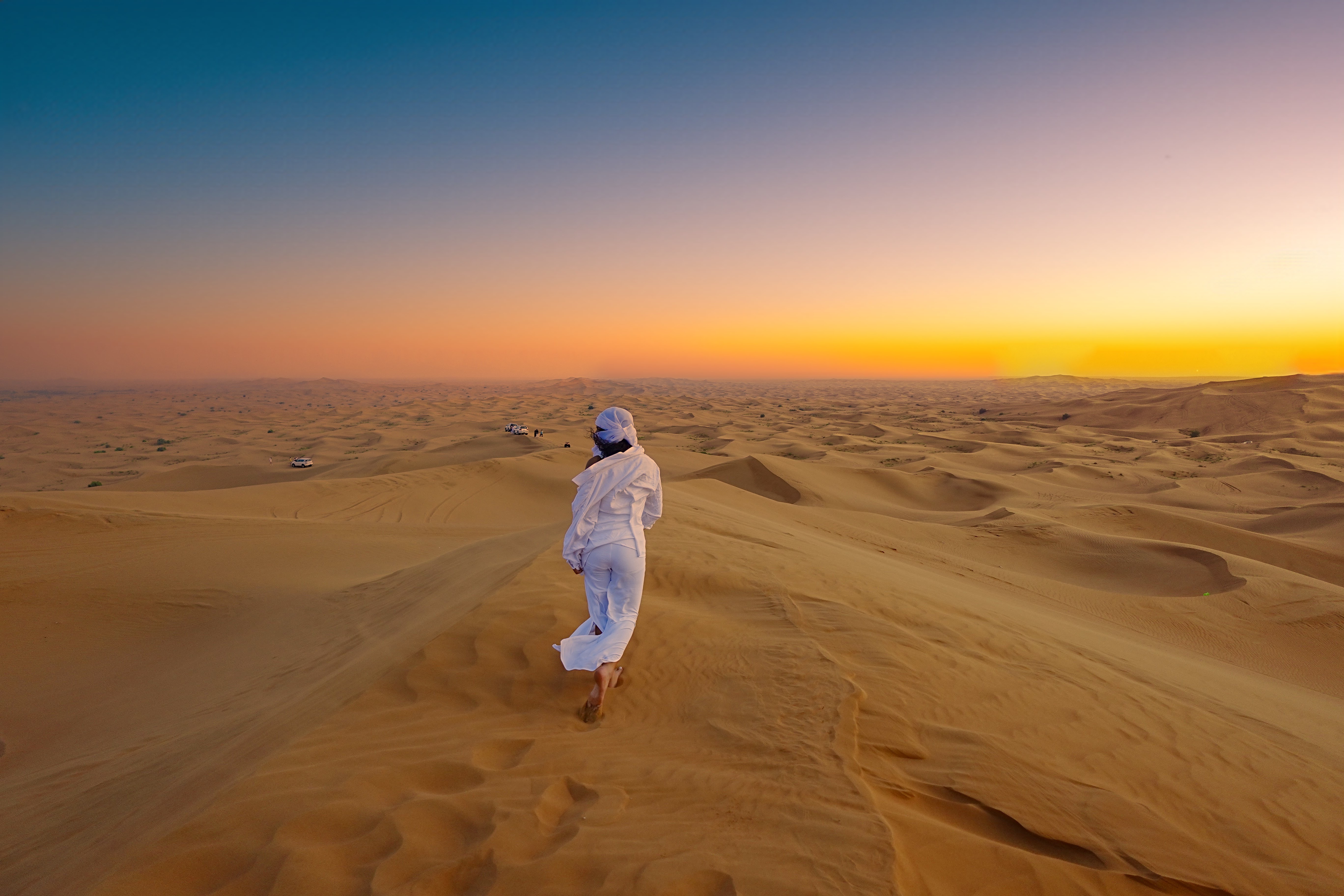 Original desert photograph at sunset